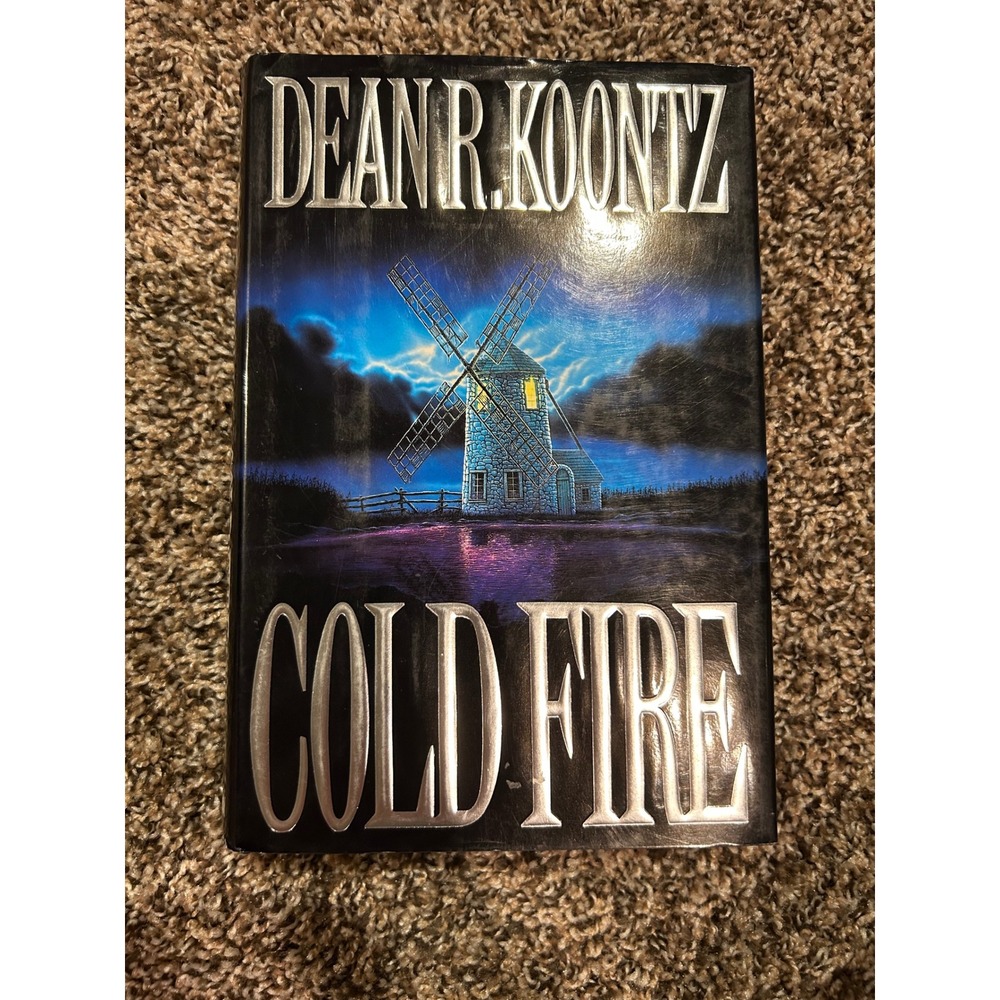 Cold Fire by Dean R. Koontz Hardcover Book Supernatural‎ Thriller 1991